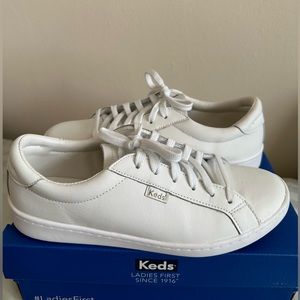 Keds Ace Leather White size 7.5